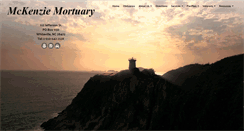 Desktop Screenshot of mckenziemortuary.net