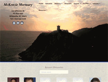 Tablet Screenshot of mckenziemortuary.net